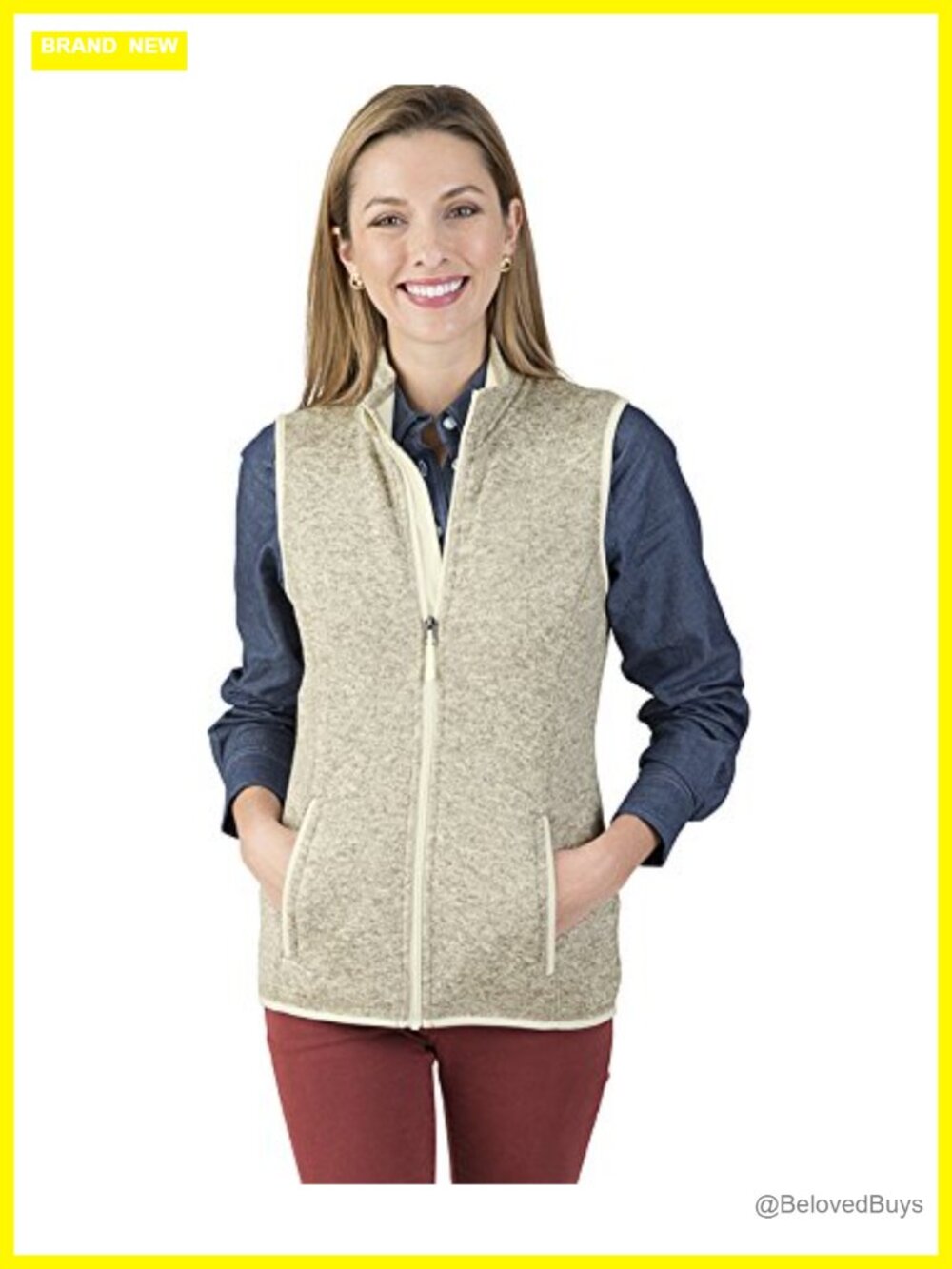 Charles River Pacific Heathered Vest